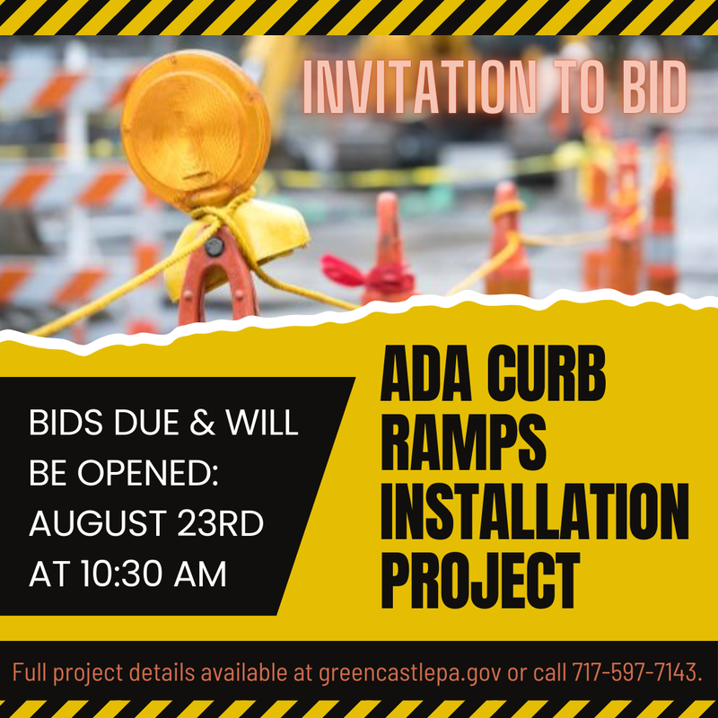2019 CDBG ADA Ramps - Invitation to Bid