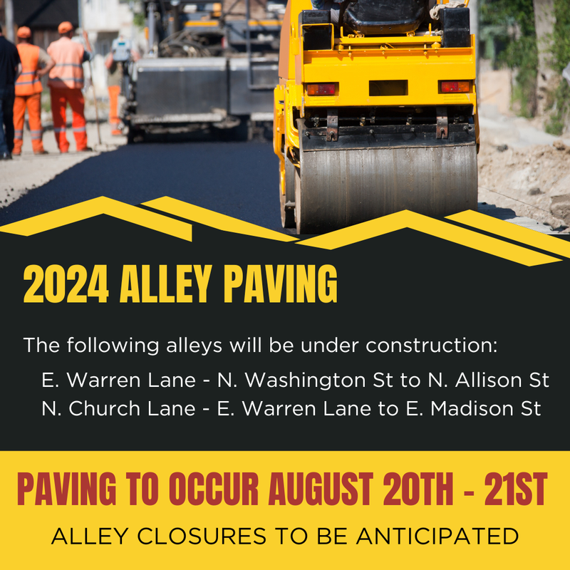 2024 Alley Paving Notice