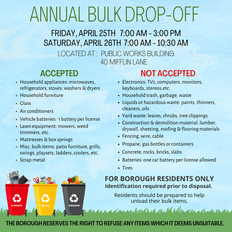 2025 Annual Bulk Drop-Off