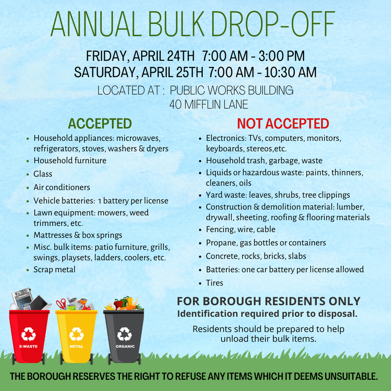 2026 Annual Bulk Drop-Off