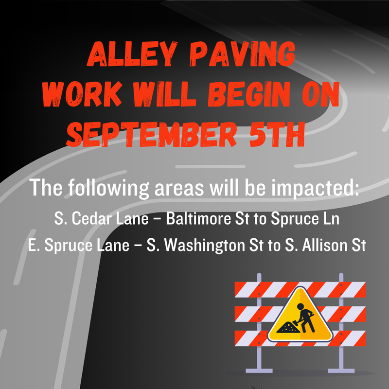 Alley Paving Work