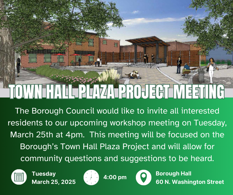 Plaza Project Meeting Notice