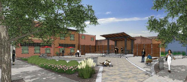 Town Hall Plaza Rendering