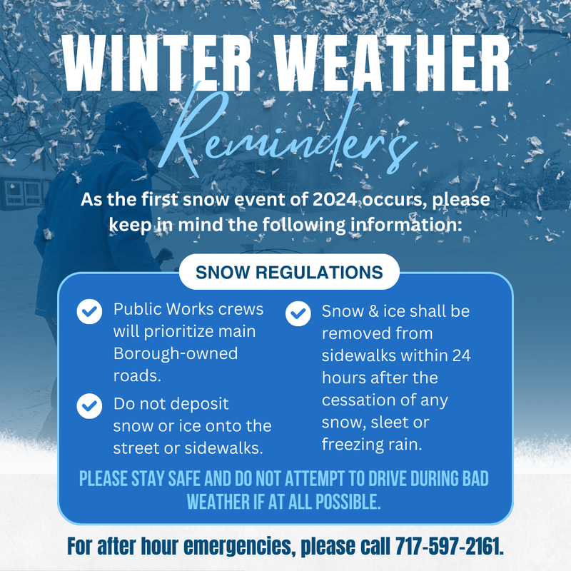 Snow Event Info