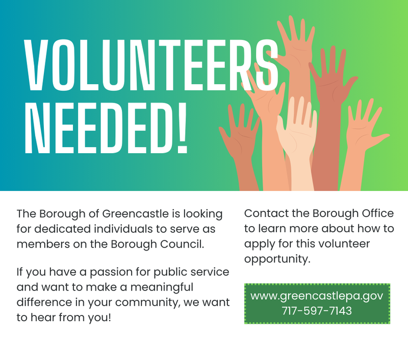 Volunteers Wanted - Council