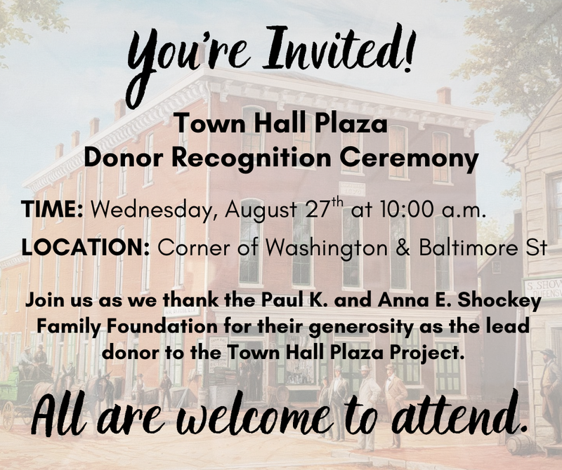 Town Hall Plaza Ceremony - You’re Invited!